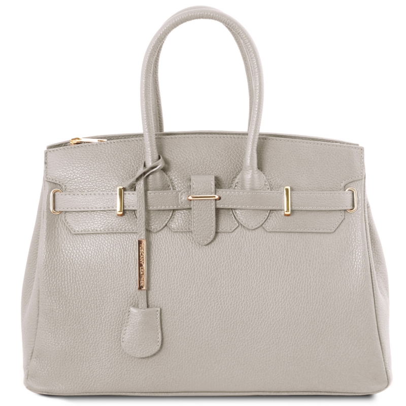 TL Bag Leder-Handtasche_TL141529-hellgrau TL Bag Leder-Handtasche_TL141529-hellgrau